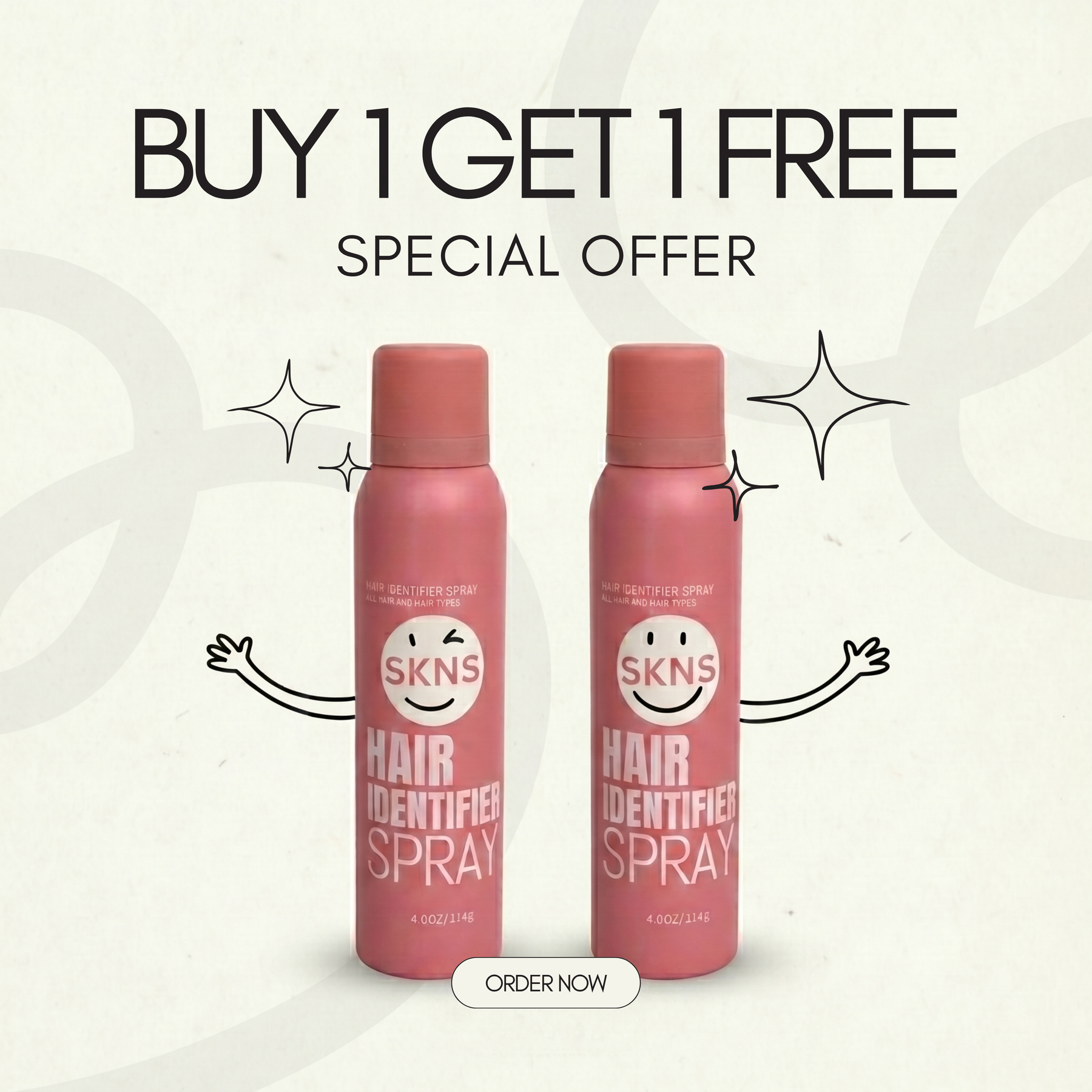 (BUY 1 GET 1 FREE) Magic Hair Identifier Spray [4x Tinkle Razors Included]